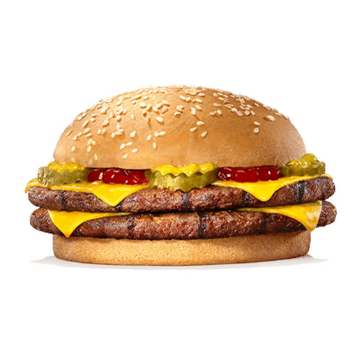 Burger King Mega Double Cheeseburger Sandviç