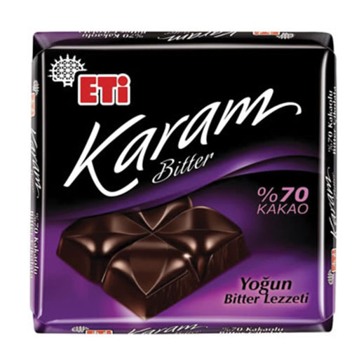 Eti Karam %70 Kakaolu Bitter Çikolata