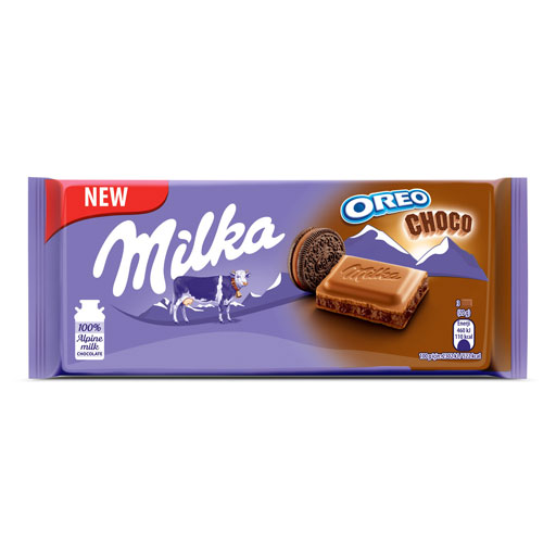 Milka Oreo Choco Sütlü Çikolata Kaplı Bisküvi Parçaları