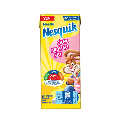 Nestle Nesquik Çilek Aromalı Süt