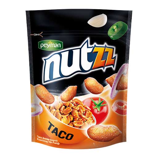 Nutzz Taco Çeşnili Kızartılmış Yer Fıstığı