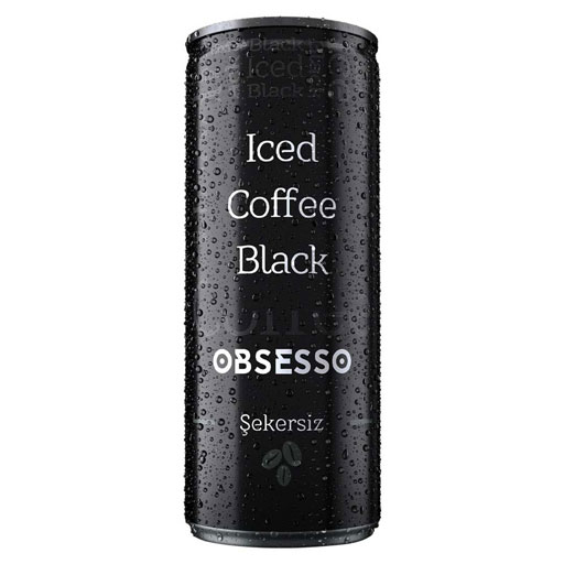 Obsesso Black Şekersiz Soğuk Kahve