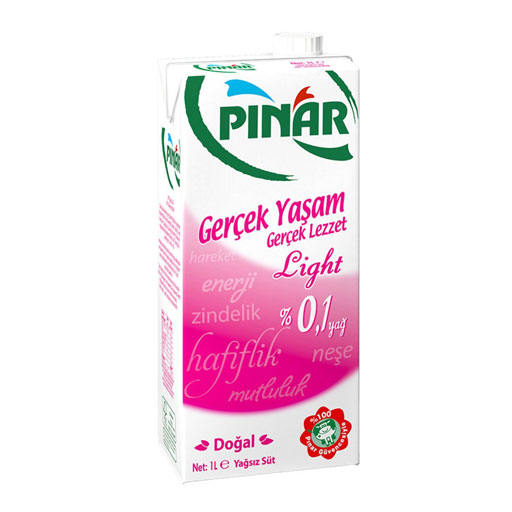Pınar Light Yağsız Süt